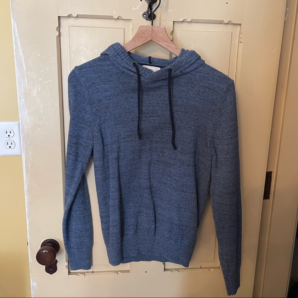 Blue Hooded Sweater